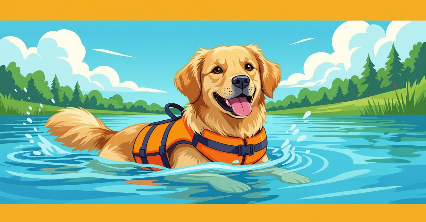 犬の飼い主が必ず知っておくべき7つのプール・湖での水泳安全対策