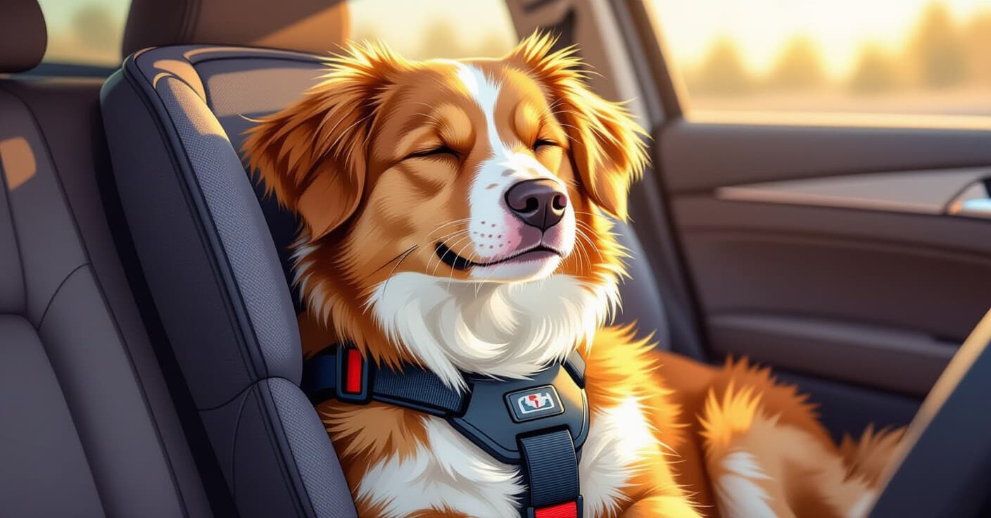 シートが苦手な不安な犬のための9つの安心させる車内制限ハック