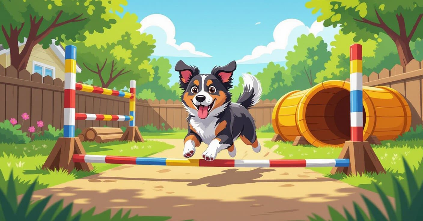 裏庭ドッグアジリティコース設計図：7つのDIY障害物を5,000円以下で実現