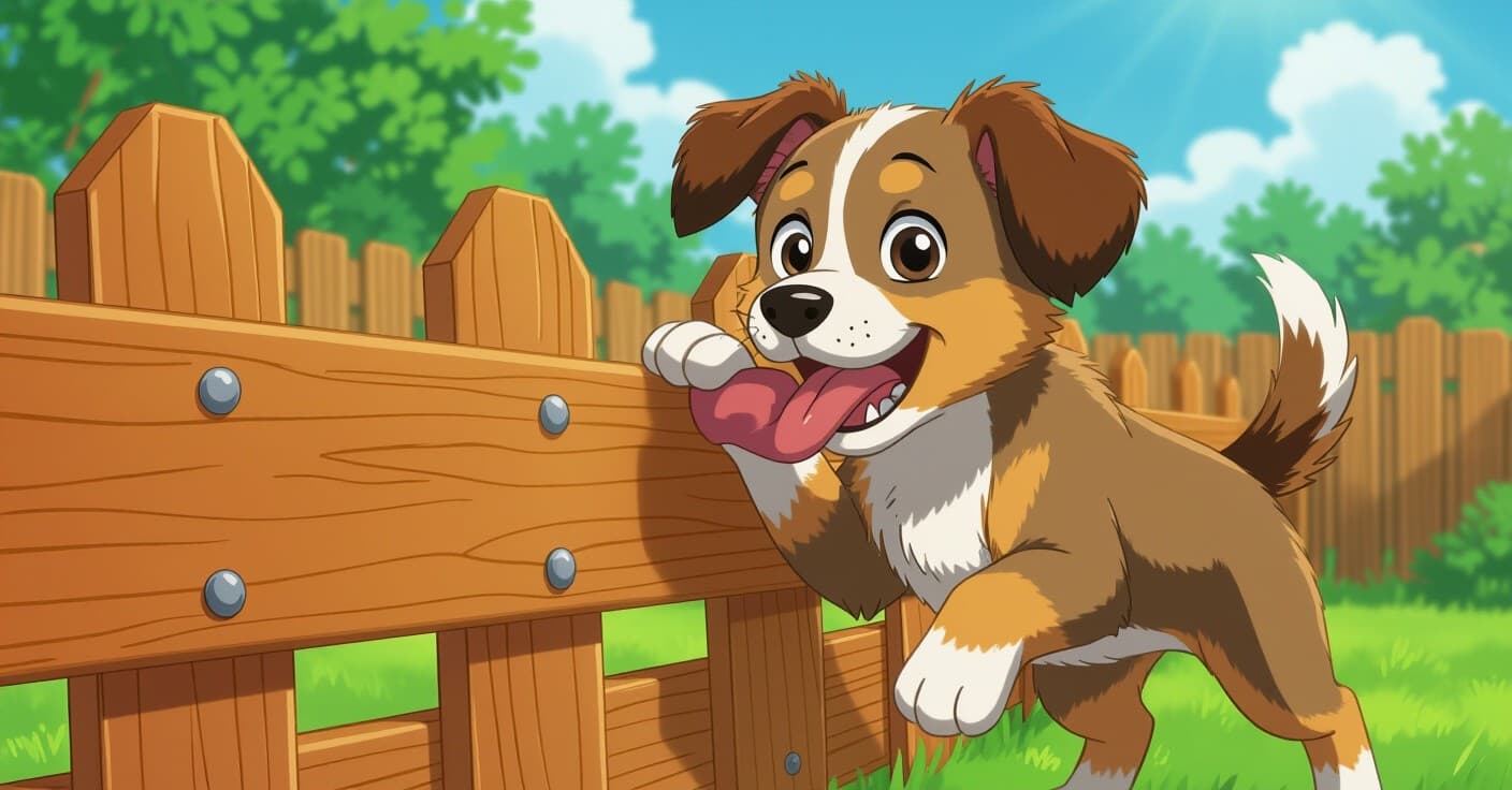 噛みつき対策の庭用フェンス：子犬の歯にも負けないトップ5素材