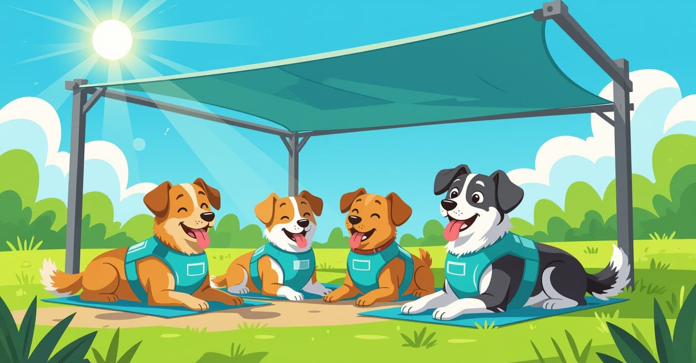 冷却ベスト vs 日陰シェルター：愛犬の熱中症予防ギアトップ比較