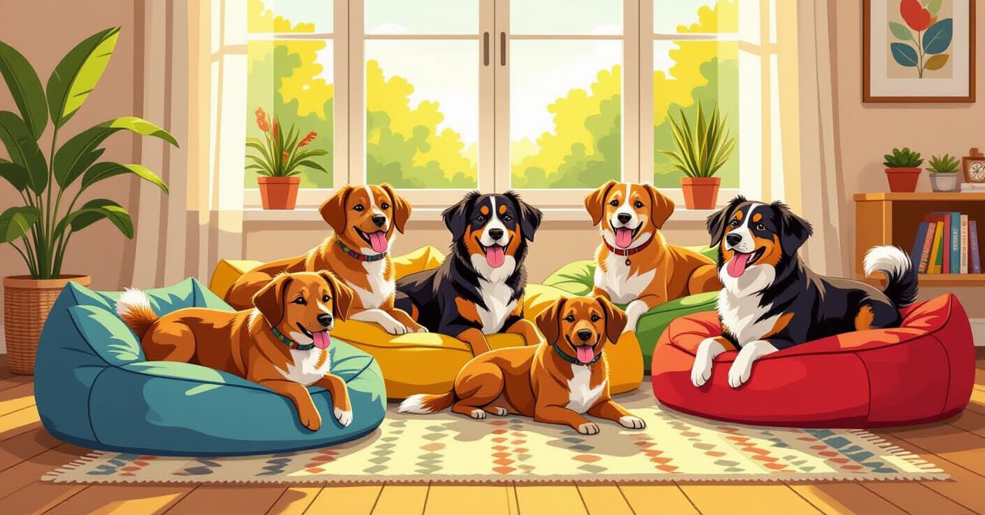 クレートからソファまで：家のすみずみにフィットする犬用ベッドサイズガイド