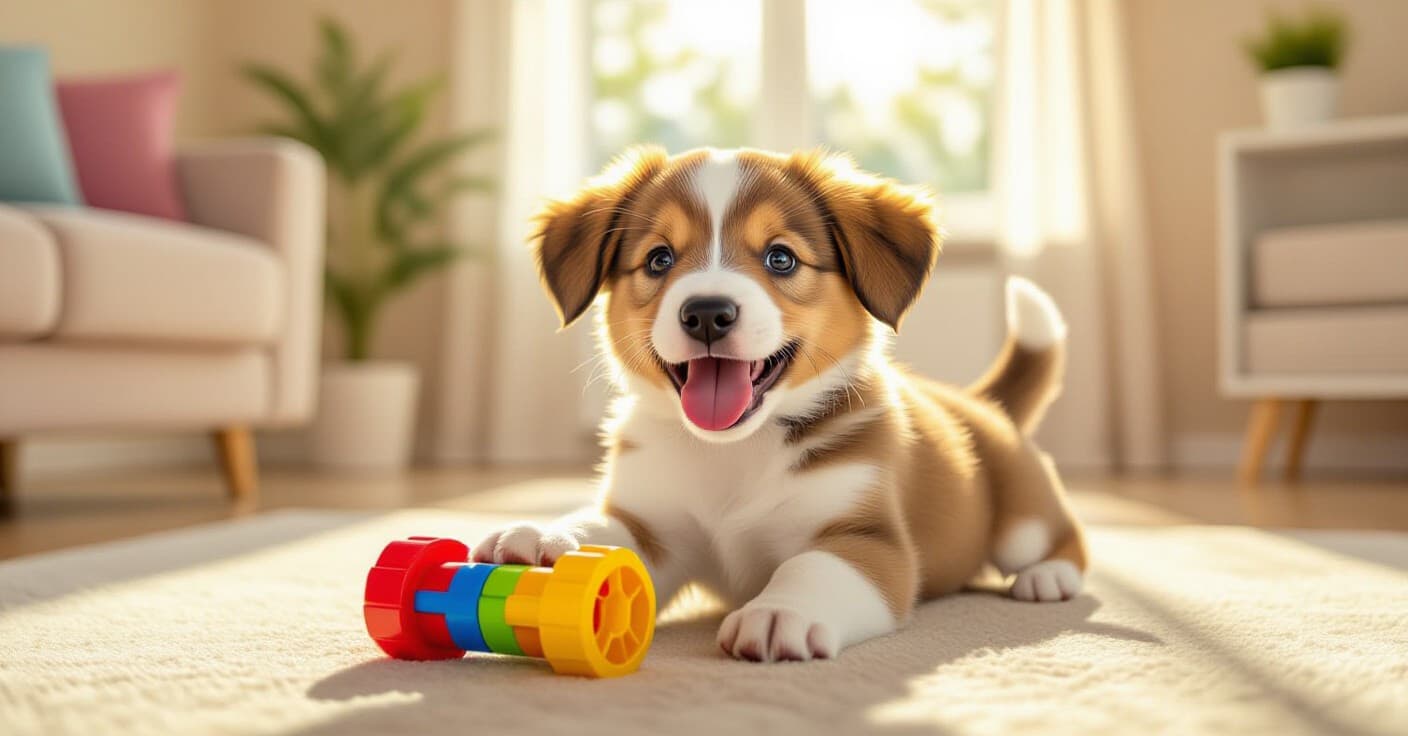 クレートおもちゃ戦略：子犬を夢中にさせて腰壁を守る