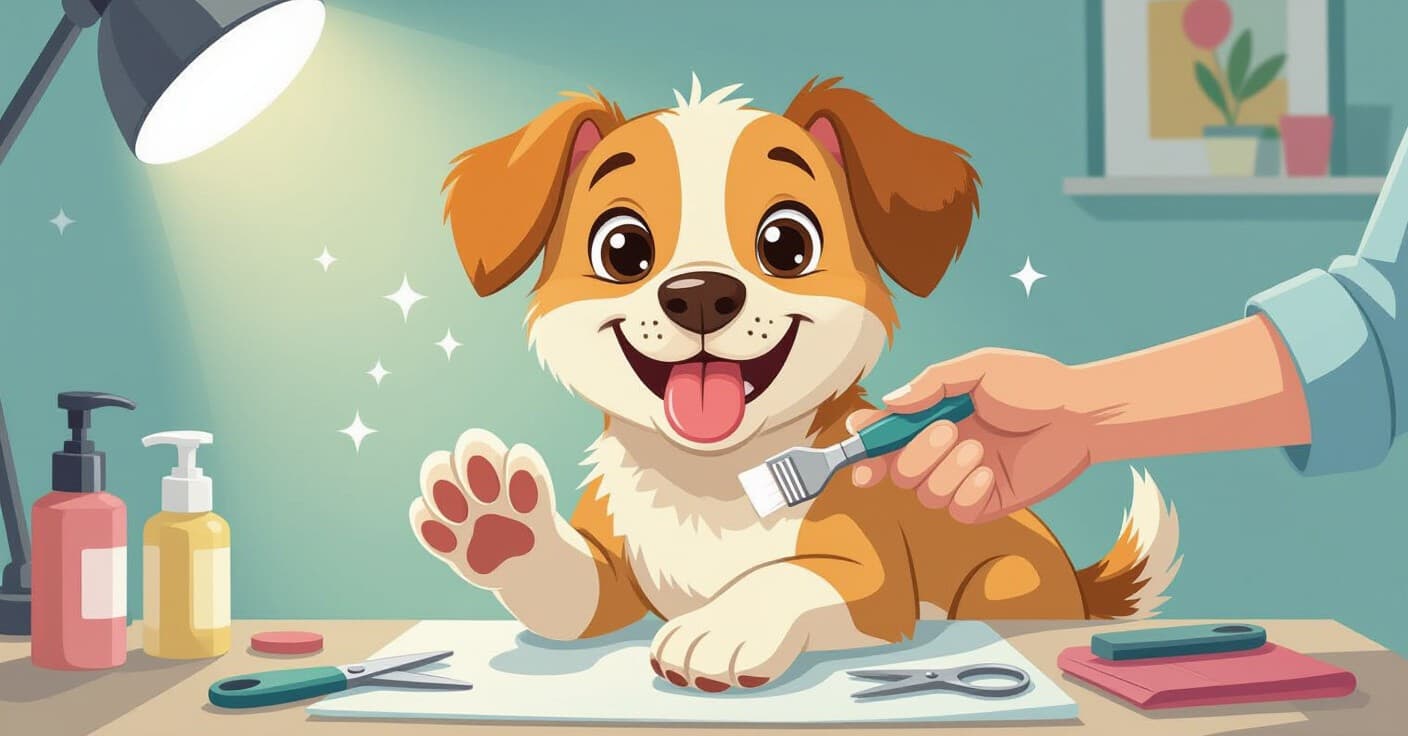 自宅で完璧な犬の爪ケア：DIYマニペディに必要な10の道具