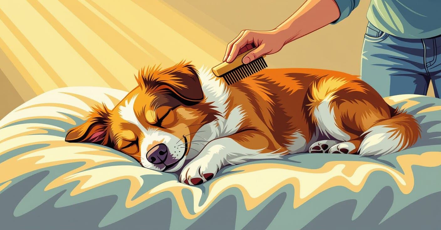 ダブルコートのジレンマ：愛犬の睡眠エリアを素早くグルーミング＆換気する方法