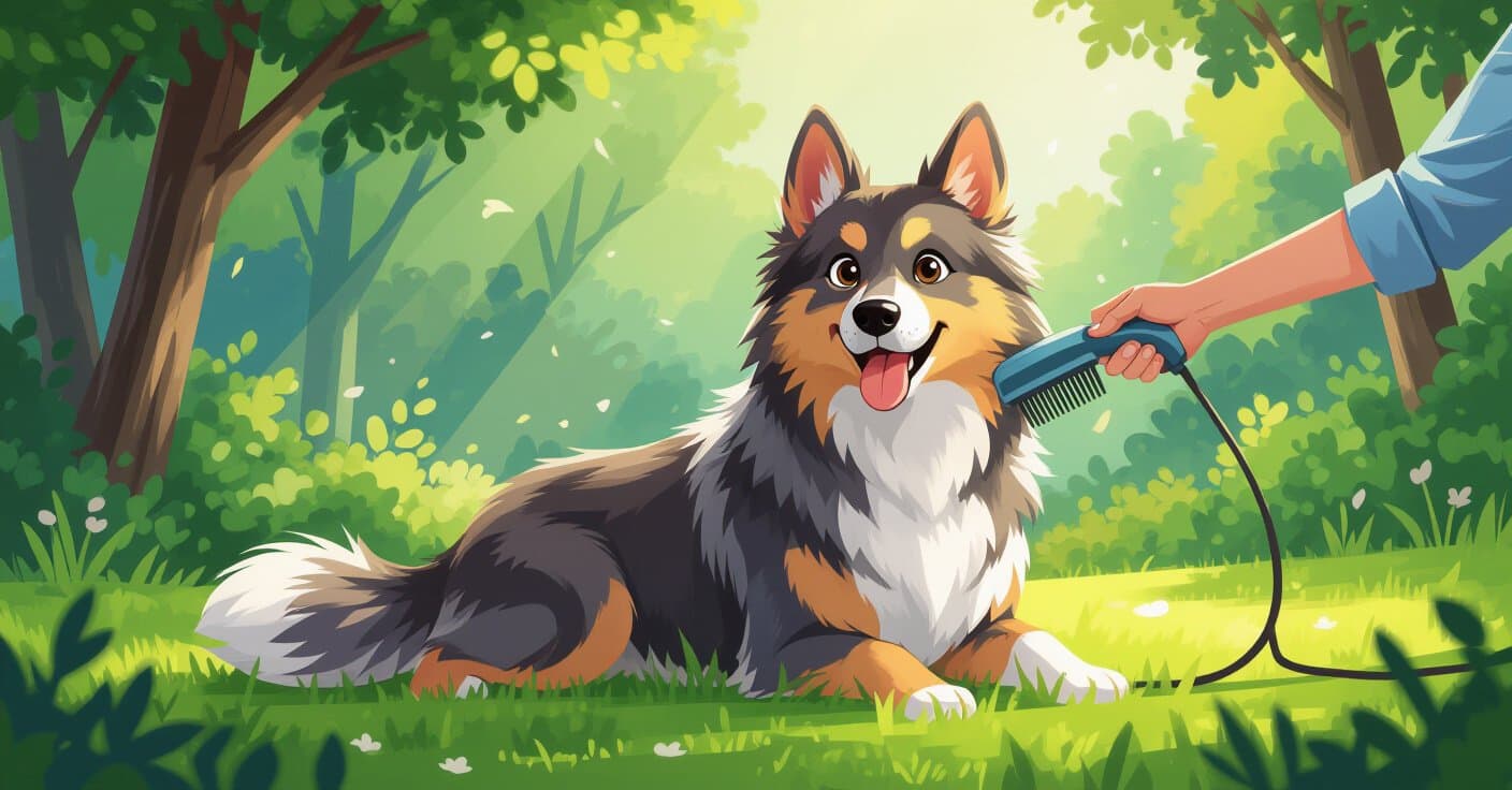 ダブルコートのルール：ハスキーやシェパードなどふわふわの犬種のシャンプー頻度