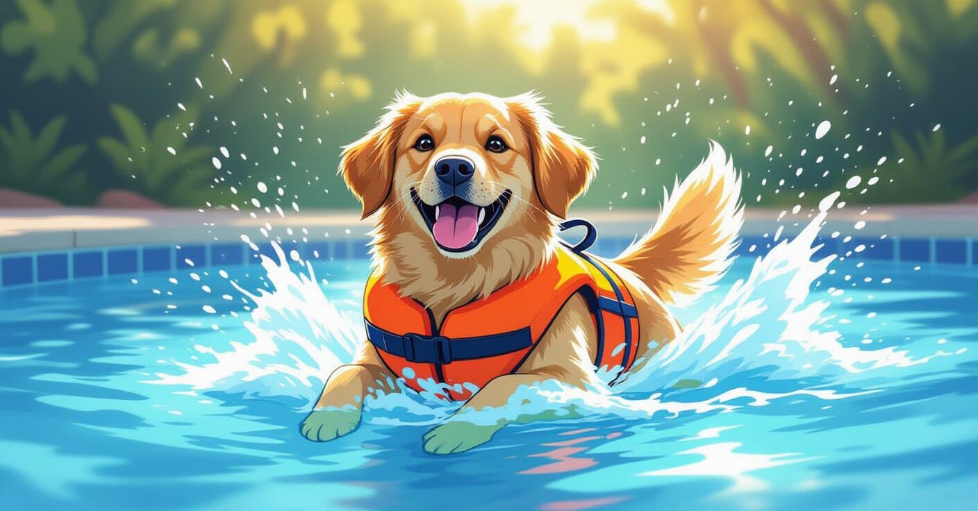 初めての水遊びからプロ級の泳ぎへ：3日間で愛犬に安全な泳ぎ方を教える方法