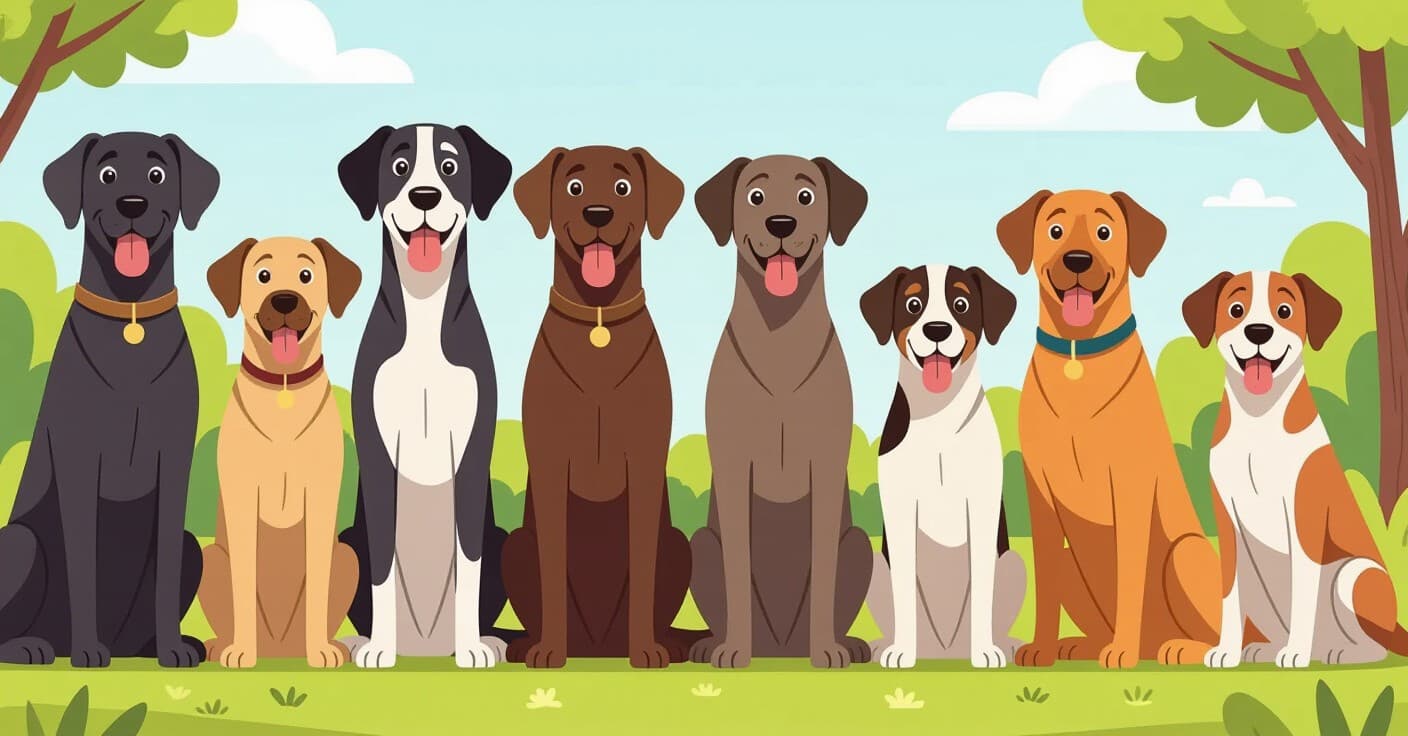 グレートデーンからマスティフまで：12大型犬種を気質とスペース必要量でランキング