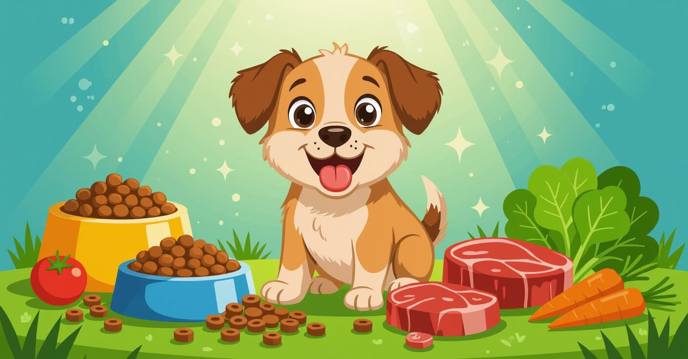 キブルから生食へ：栄養密度でランク付けした子犬のフードベストタイプ