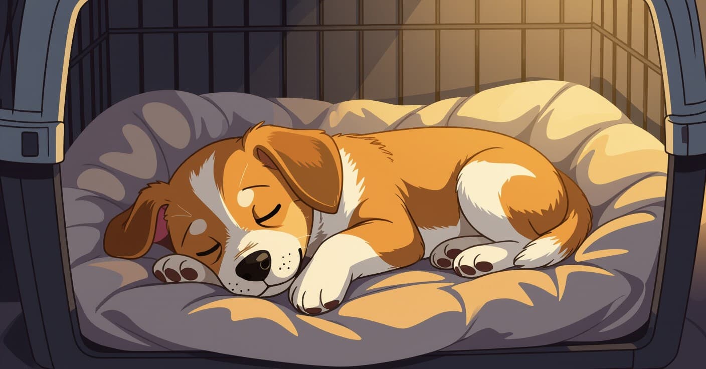 ホワインからスヌーズへ：効果的な夜間クレートトレーニングのルーティン