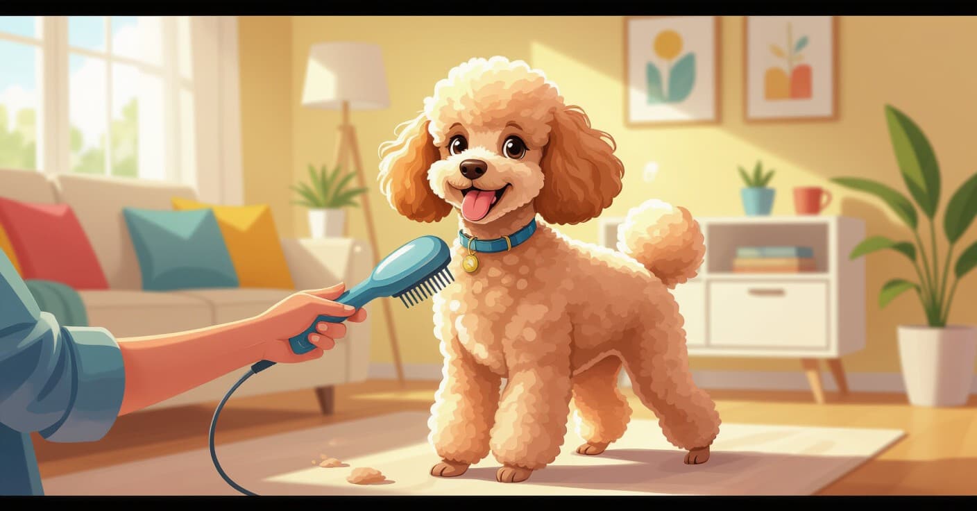 グルーミングのコツ：自宅で低アレルギー犬のフケをゼロに