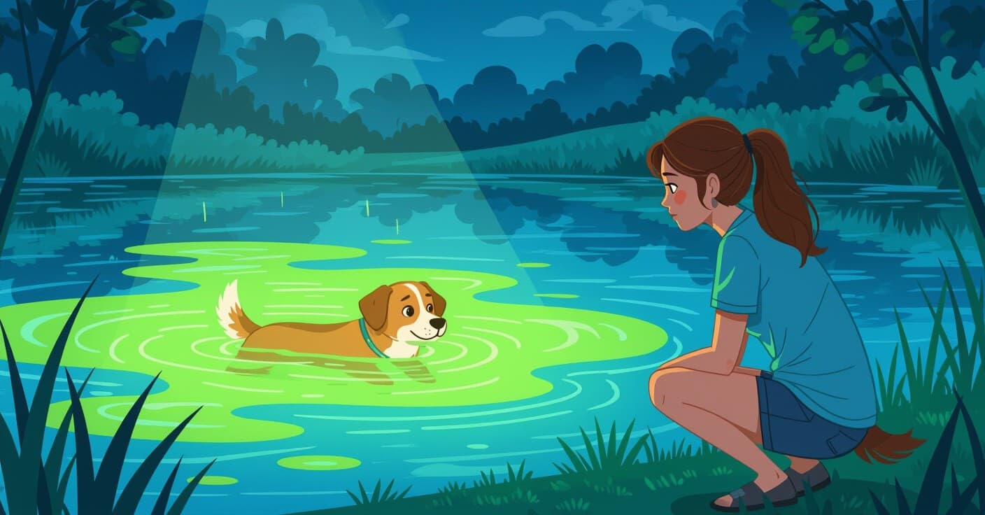 隠れた危険：泳ぐ犬を脅かす9つの有毒藻類と危険スポット