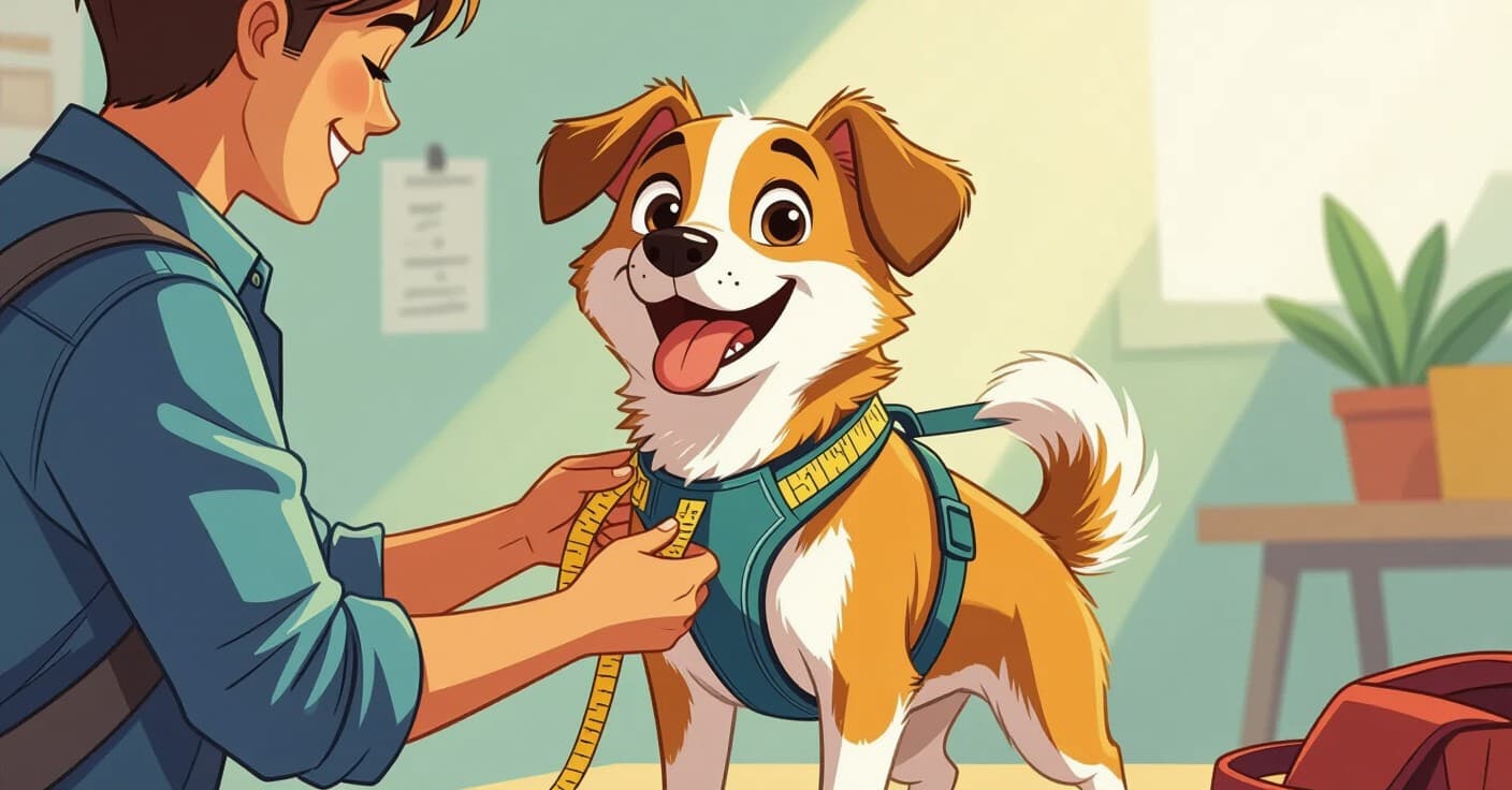 完璧なフィット感：脱走防止ハーネスのための愛犬の測り方