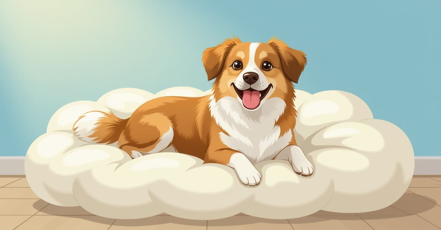 愛犬にぴったりのベッドサイズの選び方：雲のような快適さを実現する測定方法