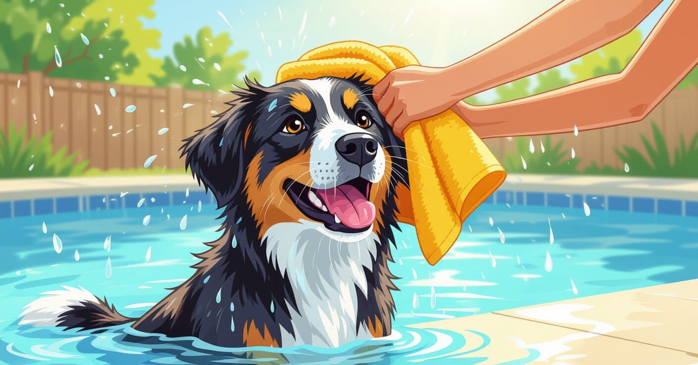 水遊び後の耳ケア: 愛犬のプール遊び後に感染症を防ぐ方法