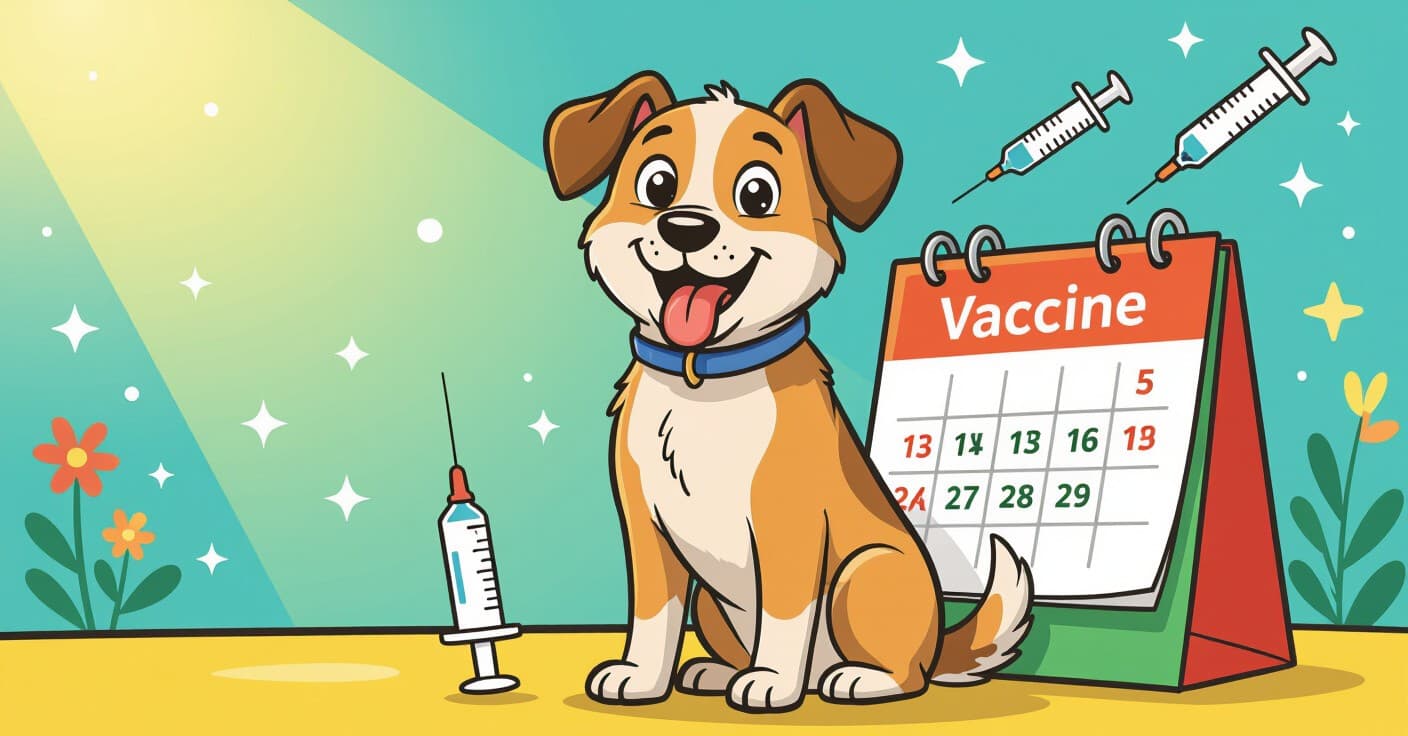 印刷可能な犬用ワクチンカレンダー：予防接種を二度と忘れない