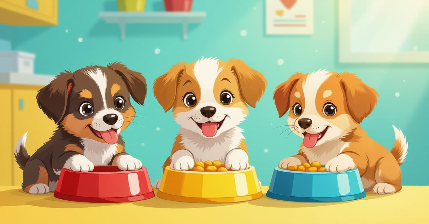 子犬の食事設計図：獣医承認の8つの急成長対応給餌スケジュール