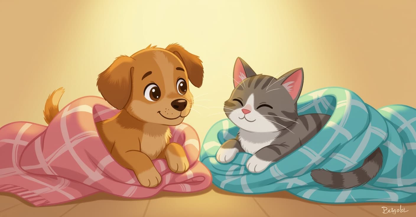 子犬と猫の初対面を成功させる安全な香り交換の儀式