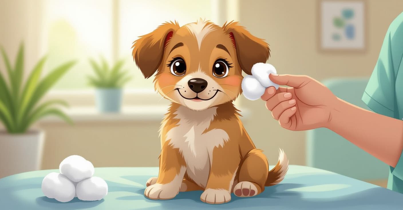 子犬の初めての耳掃除：動き回る犬種でもストレスフリーなテクニック