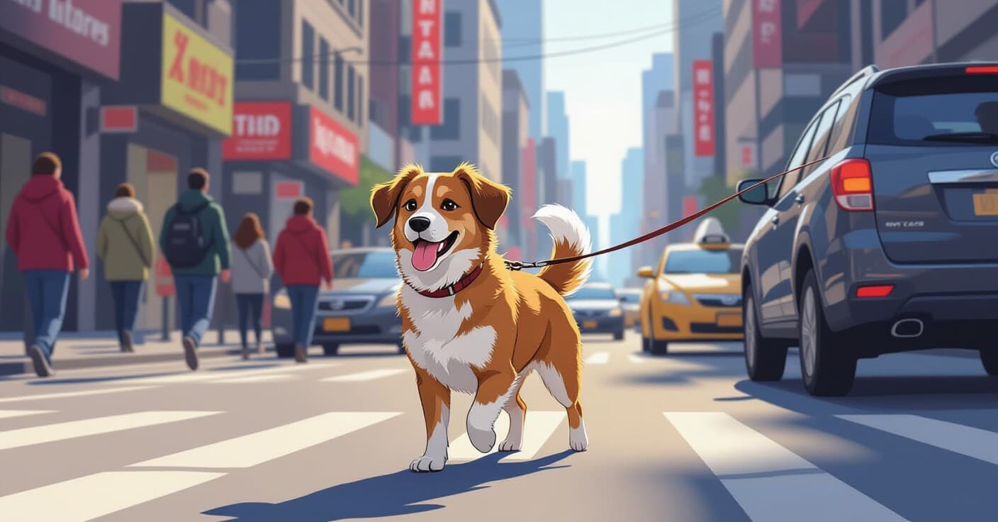 リアクティブ・ローバー・リハビリ：人混みと交通の中での穏やかなリード歩行