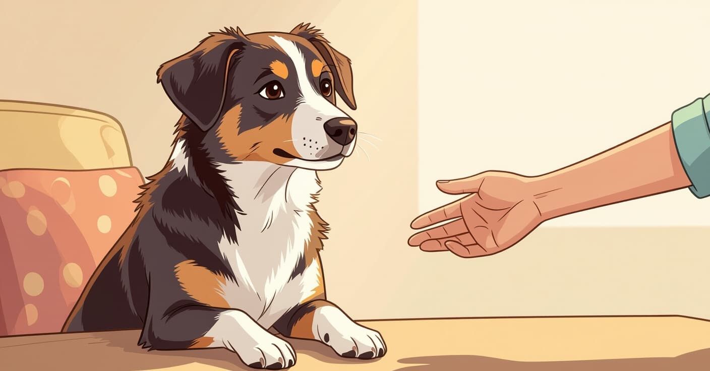 状況を読む：愛犬が飛びつかずに静かに来客を迎える方法