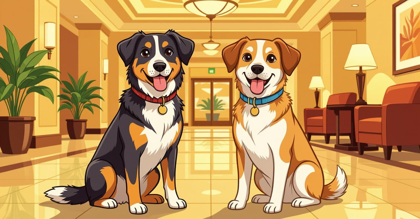 サービス犬 vs ESA：ホテルの権利を知り、ペットポリシーの制限を素早く回避する方法