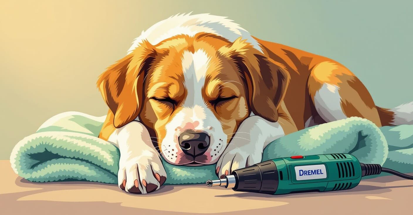サイレントグラインド：5日間で愛犬を爪用ドレメルに慣れさせる方法