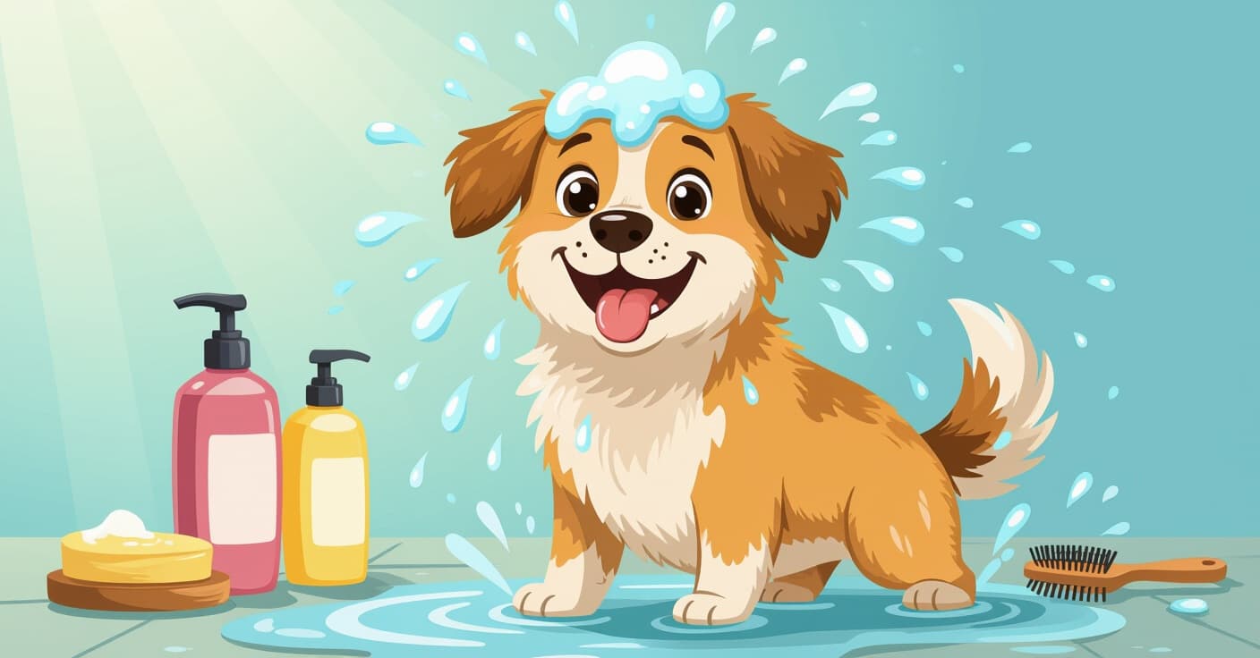 臭い犬のSOS：乾燥肌なしでニオイを完全に消す正確な入浴スケジュール