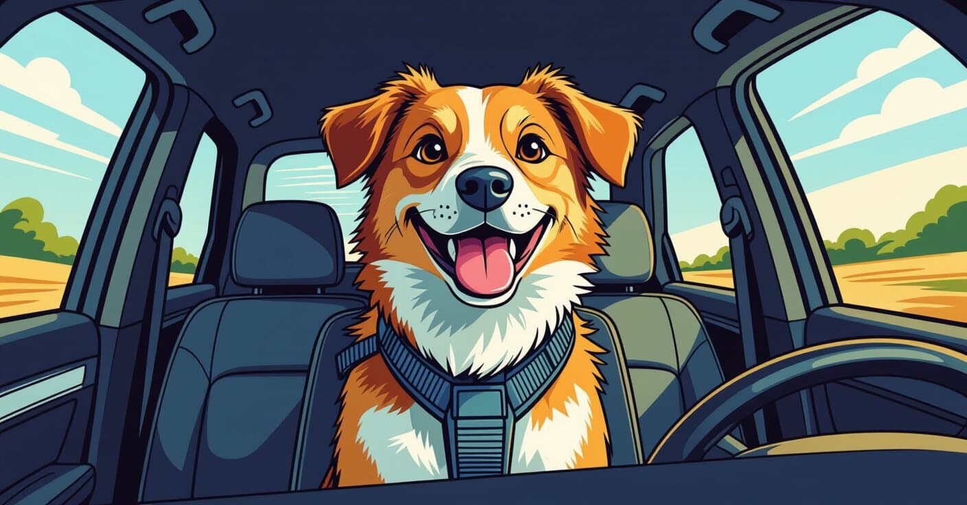 愛犬の飛び出しを防止：5分で完了するドッグカーリーネスの取り付け方法