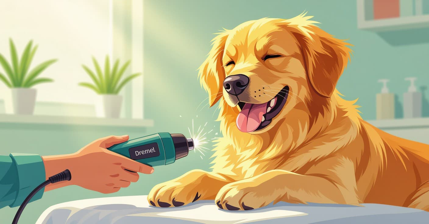 ストレスフリーな愛犬のペディキュア：ドレメルで安全に爪を研磨するステップバイステップガイド