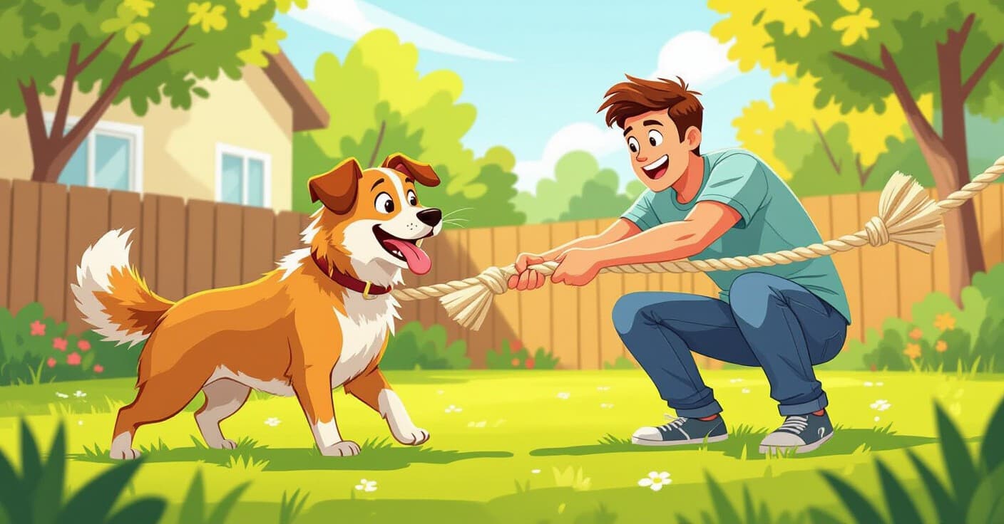 タグで勝利：インタラクティブな引っ張りおもちゃが衝動制御を育み、犬との絆を深める方法