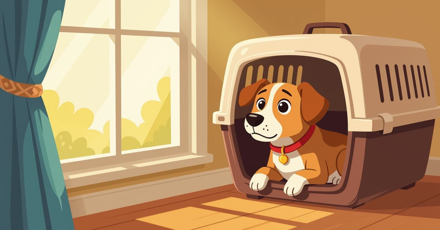 窓辺 vs 閉鎖空間: 不安な犬は留守中どこにいるべき？